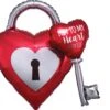 Anagram Key To My Heart 32in Foil Balloon