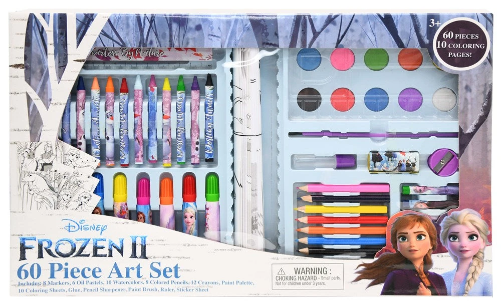 Frozen 2 60Pc Art Set In Box 17.5x1x10.5 1 Frozen 2 60Pc Art Set In Box 17.5x1x10.5