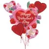 Anagram Valentines Day Painted Roses HVD Bouquet Foil Balloons