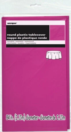 Neon Pink Tablecover 84 Inch