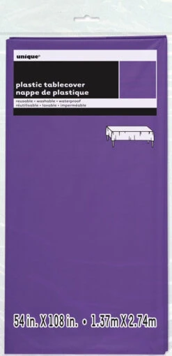 Neon Purple Tablecover 54x108 Inch