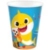 AMS Baby Shark Cups 9 Ounce 8ct 3 AMS Baby Shark Cups 9 Ounce 8ct -Toy World 9oz cup baby shark toy world inc