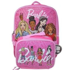 Barbie Backpack 16in With Lunch Bag