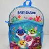 Baby Shark 16in Plain Front 1 Pocket Backpack -Toy World BABY16