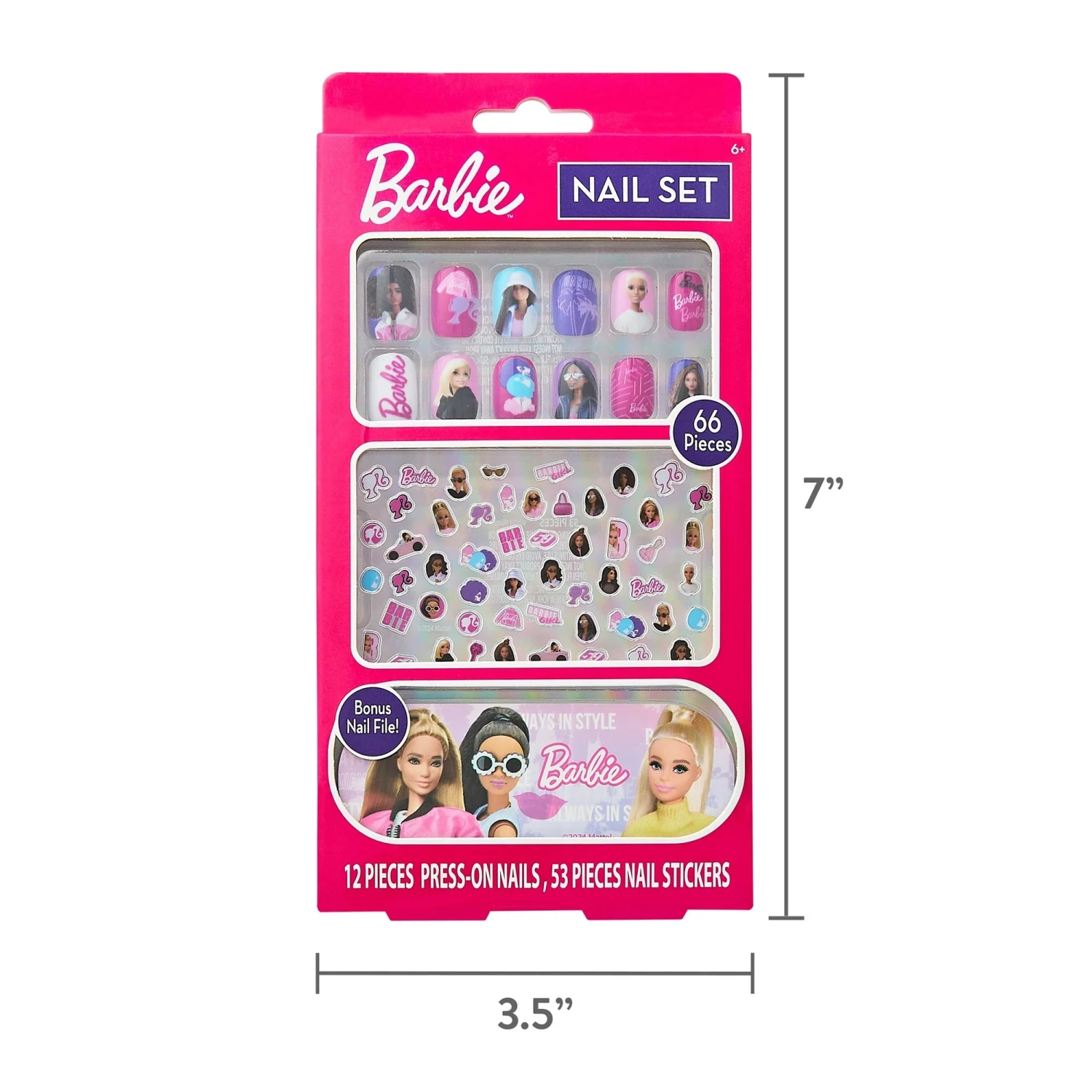 Exclusive No Online Barbie Nail Art Set 3.5x.50x7 1 Exclusive No Online Barbie Nail Art Set 3.5x.50x7