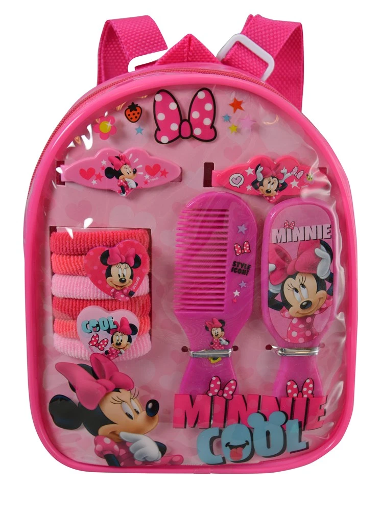 Minnie Bowtique Hair Accessory Backpack 6x7.5x2.25 1 Minnie Bowtique Hair Accessory Backpack 6x7.5x2.25