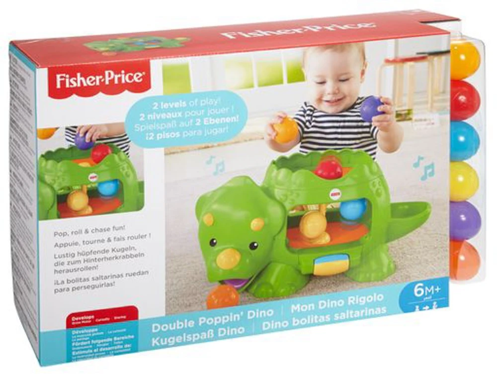 Fisher-Price Double Poppin Dino 2 Fisher-Price Double Poppin Dino - Image 2