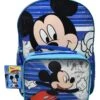 Mickey Backpack Lunch Bag 16in 12x8x16 3 Mickey Backpack Lunch Bag 16in 12x8x16 -Toy World MIC30519