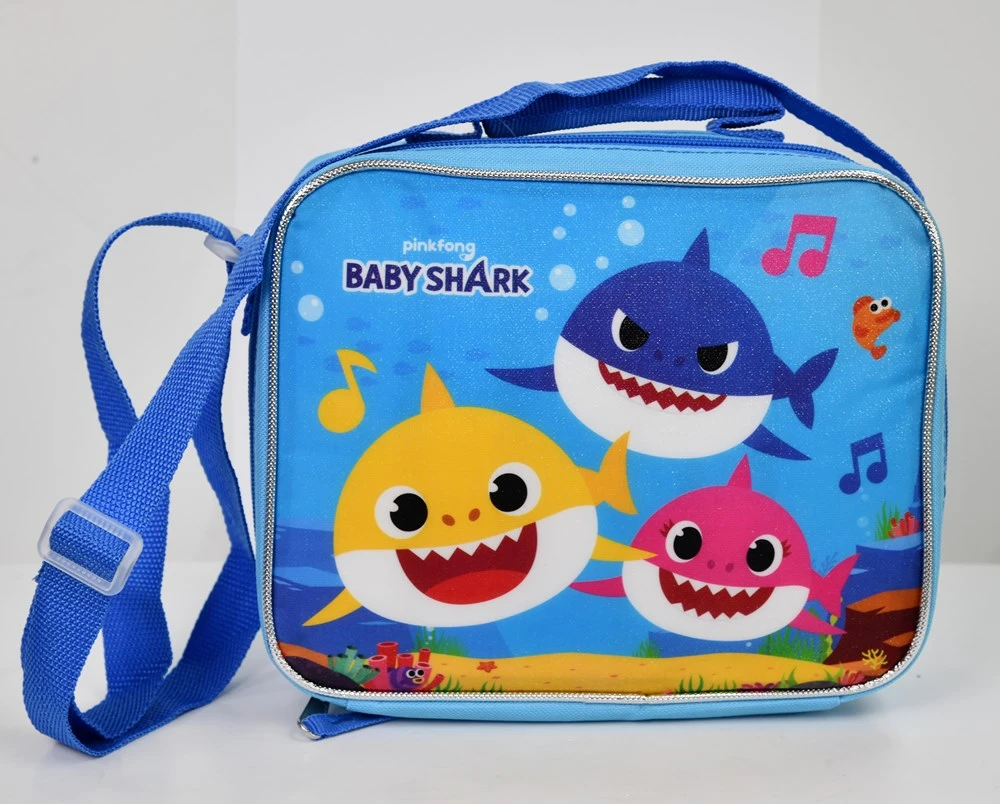 Baby Shark Lunch Bag With Strap 1 Baby Shark Lunch Bag With Strap