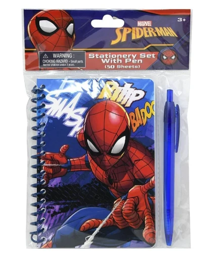 Spiderman Spiral Notebook With Pen 60 Sheets 1 Spiderman Spiral Notebook With Pen 60 Sheets
