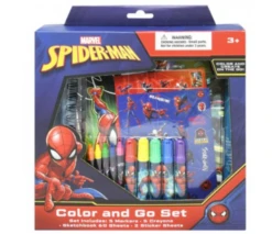 Spiderman Color And Go Set In Box