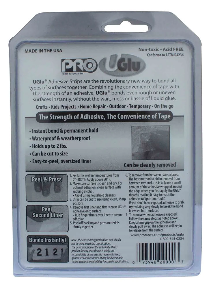 UGlu 200 20mil Family Pack Strips 5 Of Each Size 3 UGlu 200 20mil Family Pack Strips 5 Of Each Size - Image 3