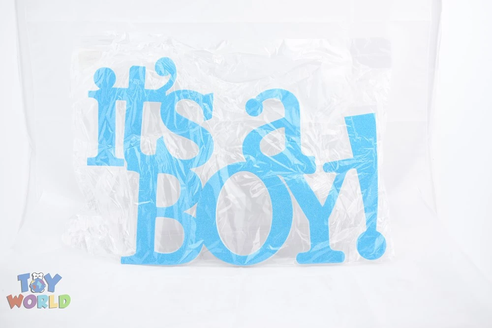 Eva Foam It Is A Boy 22.5in Blue 1 Eva Foam It Is A Boy 22.5in Blue
