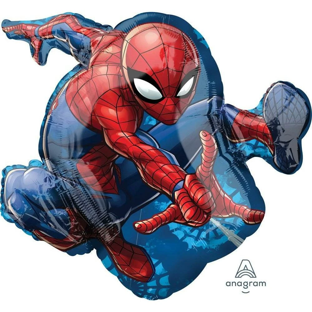 Anagram Spiderman 29 Inch Shape Foil Balloon 1ct 1 Anagram Spiderman 29 Inch Shape Foil Balloon 1ct