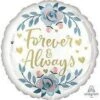 Anagram Forever/Always Roses 17in Foil Balloon