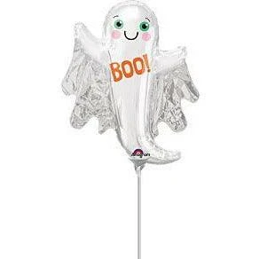 Anagram Ghosty 14in Mini Foil Balloon FLAT 1 Anagram Ghosty 14in Mini Foil Balloon FLAT