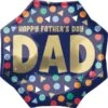 Anagram Happy Father's Day Geometric 22in Foil Balloon