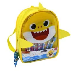Baby Shark Stationery In Backpack 6.5x2x8.5