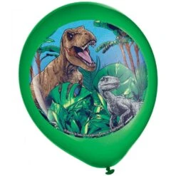 AMS Jurassic World Into The Wild Latex Balloons 5ct