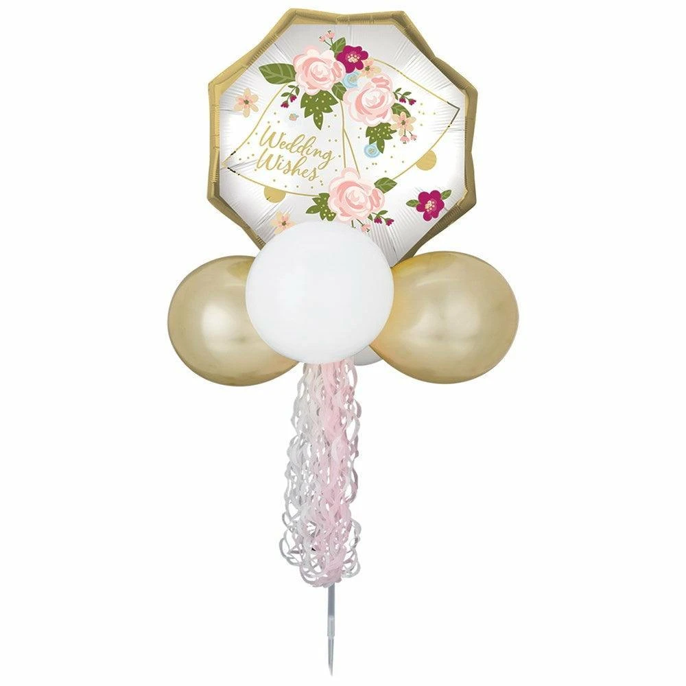 AMS Wedding Bells Balloon Yard Sign 1ct 1 AMS Wedding Bells Balloon Yard Sign 1ct