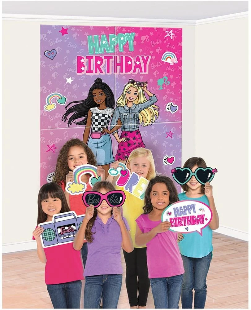 AMS Barbie Dream Together Scene Setter With Props 10ct 1 AMS Barbie Dream Together Scene Setter With Props 10ct