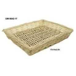 Basket 17x14 Willow Rectangular
