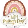 Betallic Boho Mother's Day Rainbow 35in Foil Balloon FLAT -Toy World betallic boho mother s day rainbow 35in foil balloon flat toy world inc