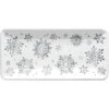 AMS Christmas Snowy Long Platter 1ct -Toy World christmas snowy long platter toy world inc
