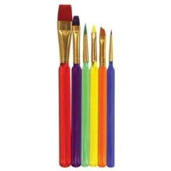Dxn Creativity Street Beginners Paint Brush Triangular Handle 6ct Set