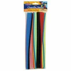 Dxn Creativity Street Jumbo Stem Pipe Cleaners 6mm Assorted 12in 100ct