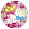 Cupcake Hearts 7in Plate 8ct 2 Cupcake Hearts 7in Plate 8ct -Toy World cupcake hearts 7in plate 8ct toy world inc