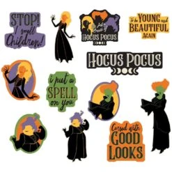 AMS Halloween Hocus Pocus Cutouts 12ct