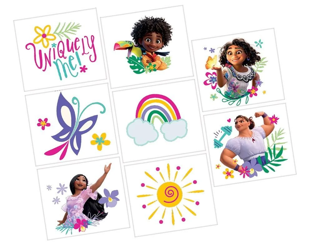 AMS Disney Encanto Tattoos 8ct 1 AMS Disney Encanto Tattoos 8ct