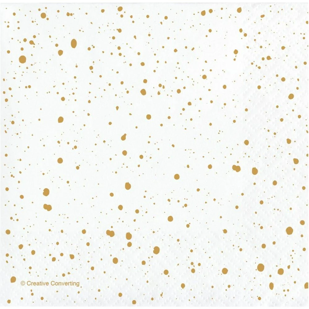 Foil Cocktail Napkins Beverage Napkin 3 Ply Cheers 24ct 2 Foil Cocktail Napkins Beverage Napkin 3 Ply Cheers 24ct - Image 2