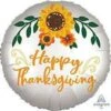 Anagram Happy Thanksgiving Day Floral 18in Foil Balloon 2 Anagram Happy Thanksgiving Day Floral 18in Foil Balloon -Toy World happy thanksgiving day floral 18in foil balloon toy world inc