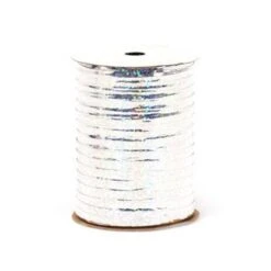 Holographic Silver Curling Ribbon 3/16in X 100yd