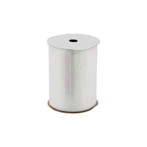 Iridescent White Curling Ribbon 3/16in X 250yd 1 Iridescent White Curling Ribbon 3/16in X 250yd