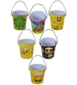 Emoji Tin Bucket 4x4x3