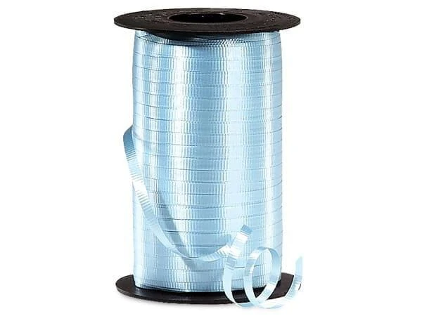 Light Blue Curling Ribbon 3/16in X 500yd 1 Light Blue Curling Ribbon 3/16in X 500yd