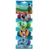 Mickey Hair Ponies W-Plastic Motiff 4pc