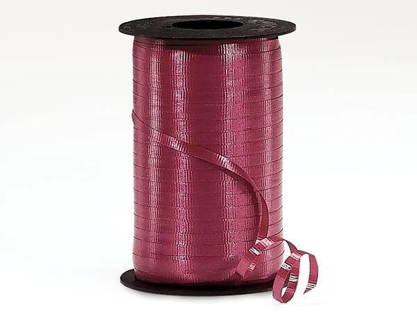 Marsala Curling Ribbon 3/16in X 500yd 1 Marsala Curling Ribbon 3/16in X 500yd