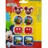 Mickey Eraser 8pc -Toy World mike8
