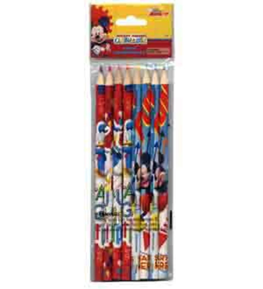 Mickey Color Pencil 8pc 1 Mickey Color Pencil 8pc