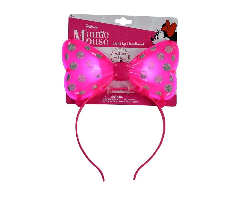 Minnie Mouse Light Up Headband 6x.75x8 1 Minnie Mouse Light Up Headband 6x.75x8