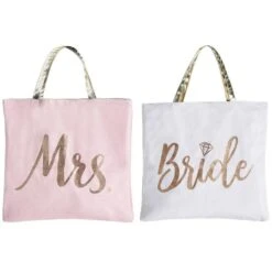 AMS Mrs Bride Reversible Tote Bag 1ct