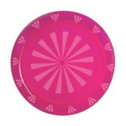 Neon Pink Tray Round 12in