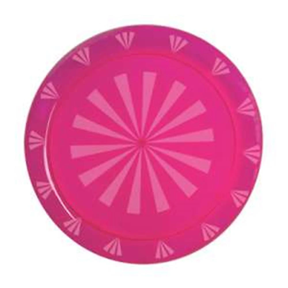 Neon Pink Tray Round 12in 1 Neon Pink Tray Round 12in