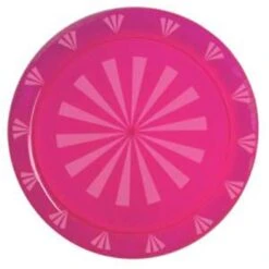 Neon Pink Tray Round 16in