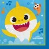 AMS Baby Shark Luncheon Napkins 16ct -Toy World napkin l baby shark toy world inc