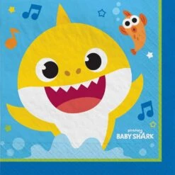 AMS Baby Shark Luncheon Napkins 16ct